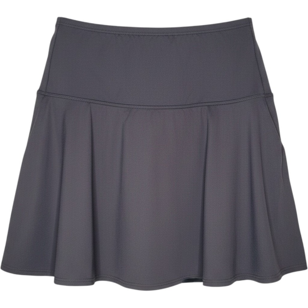 Lands' End Women's Swim Skirt in Charcoal Gray
